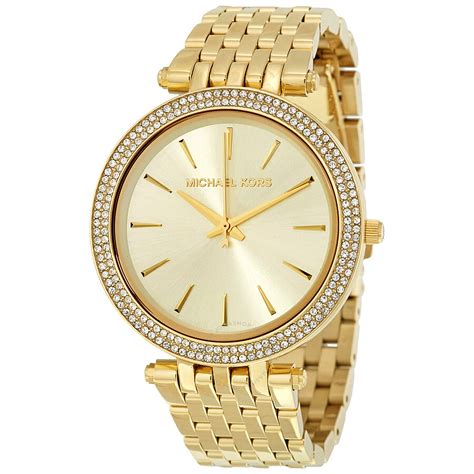 michael kors diamond gold watch|michael kors women's watch.